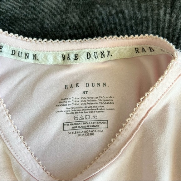 Rae Dunn ‘Love You More.’ Pajamas Size 4 - Picture 3 of 10